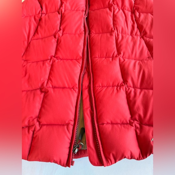 Eddie Bauer EB650 Women’s Deep Red Puffer Vest Grey Interior Size XXL - Picture 2 of 9